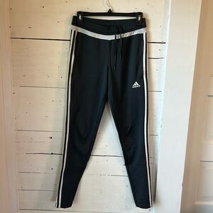Adidas Climacool dark grey charcoal track soccer pants joggers women size small
